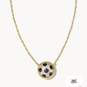 - Kendra Scott soccer ball necklace new with pouch